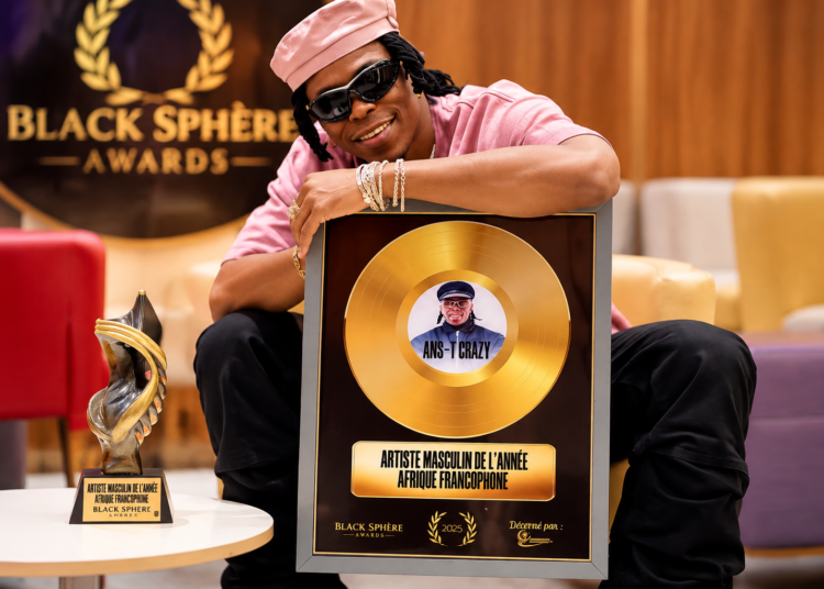 Musique : Ans-T Crazy sacré Meilleur artiste masculin d’Afrique francophone aux Black Sphère Awards
